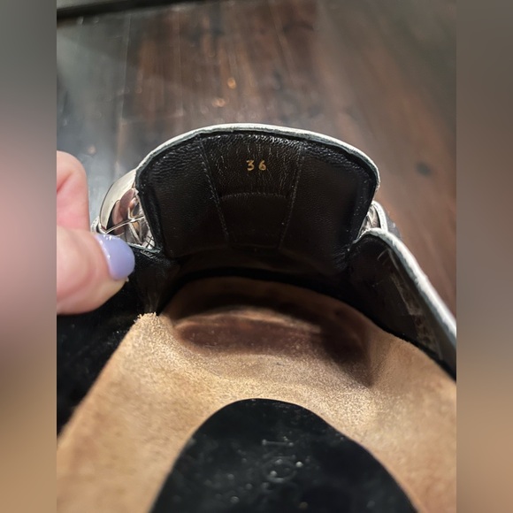 JW ANDERSON Silver Chain Mules - Picture 12 of 13